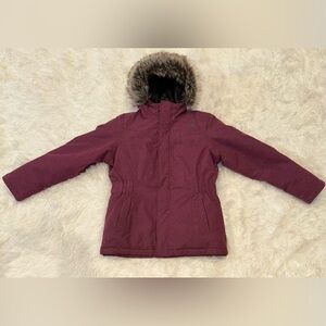 NEW The North Face Big Girls' Greenland Down Parka purple sz 18 XL